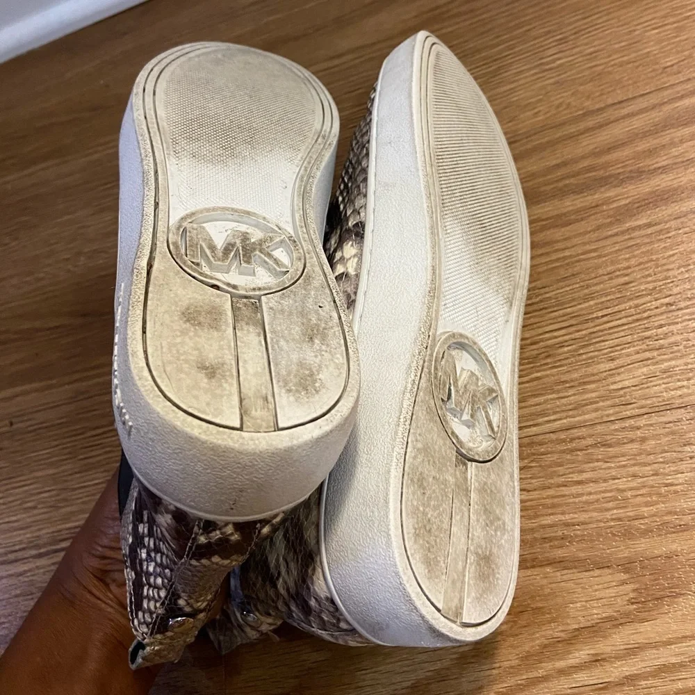 Micheal Kors Snakeskin Chelsea Boot